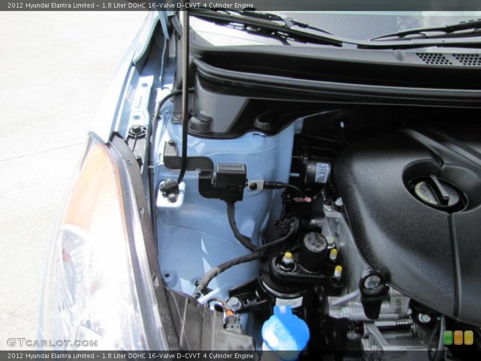 1.8 Liter DOHC 16-Valve D-CVVT 4 Cylinder Engine for the 2012 Hyundai Elantra #67469020