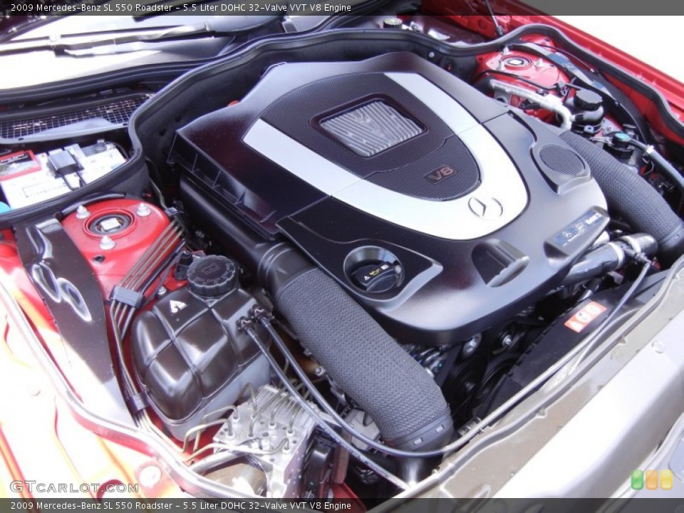 5.5 Liter DOHC 32-Valve VVT V8 Engine for the 2009 Mercedes-Benz SL #67471789