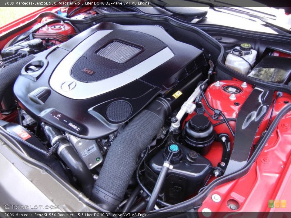 5.5 Liter DOHC 32-Valve VVT V8 Engine for the 2009 Mercedes-Benz SL #67471801
