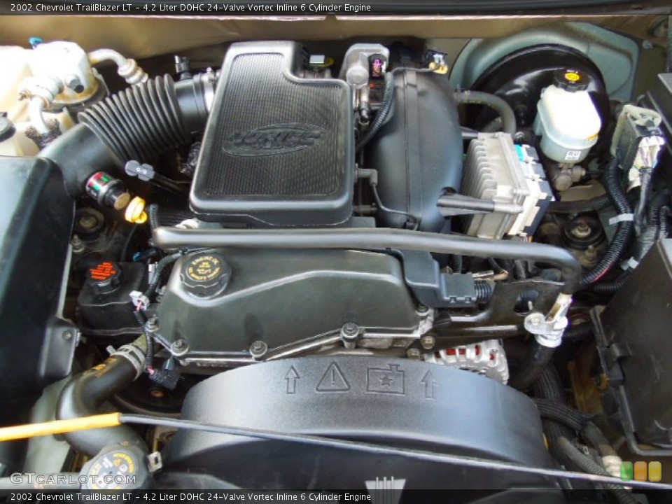 4.2 Liter DOHC 24-Valve Vortec Inline 6 Cylinder Engine for the 2002 Chevrolet TrailBlazer #67473635
