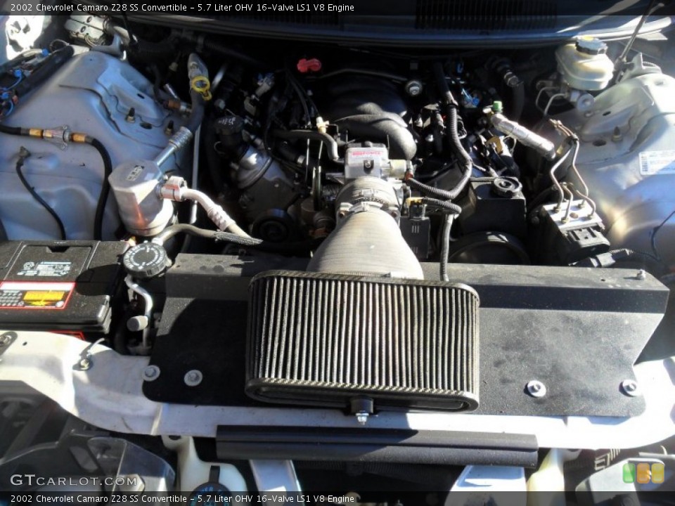 5.7 Liter OHV 16-Valve LS1 V8 Engine for the 2002 Chevrolet Camaro #67483426