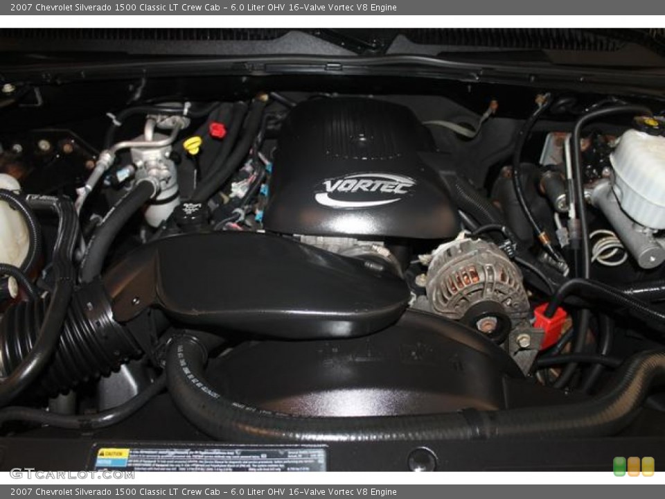 6.0 Liter OHV 16-Valve Vortec V8 Engine for the 2007 Chevrolet Silverado 1500 #67484116