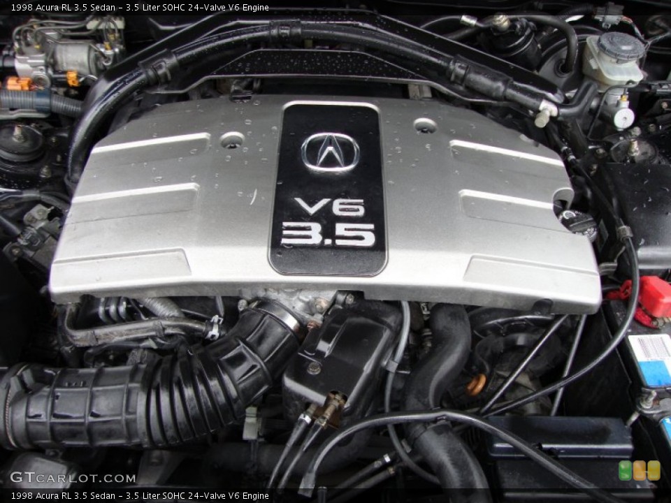 3.5 Liter SOHC 24-Valve V6 1998 Acura RL Engine