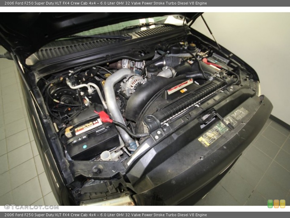 6.0 Liter OHV 32 Valve Power Stroke Turbo Diesel V8 Engine for the 2006 Ford F250 Super Duty #67507742