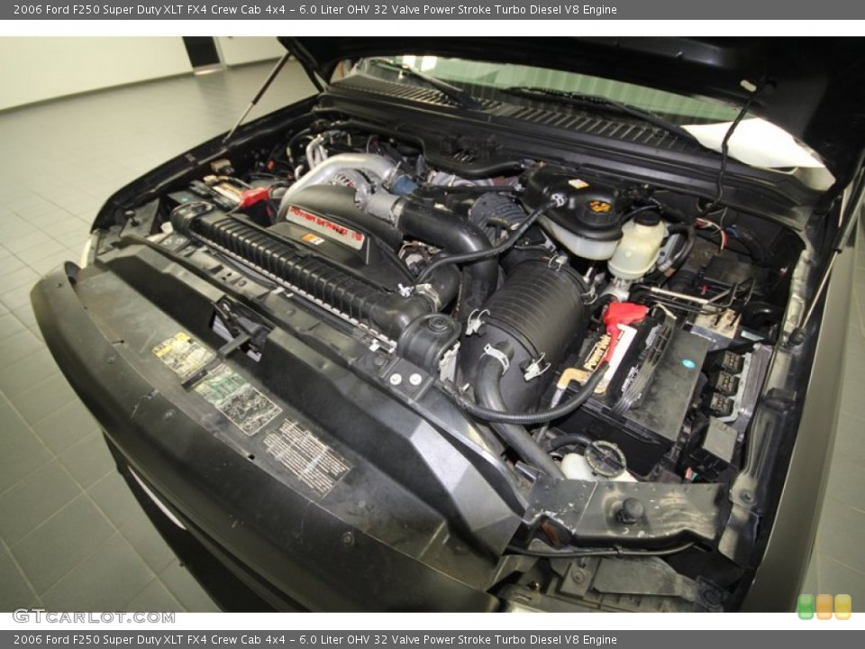 6.0 Liter OHV 32 Valve Power Stroke Turbo Diesel V8 Engine for the 2006 Ford F250 Super Duty #67507751