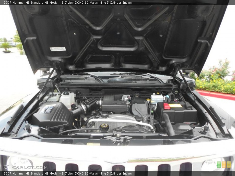 3.7 Liter DOHC 20-Valve Inline 5 Cylinder Engine for the 2007 Hummer H3 #67523462