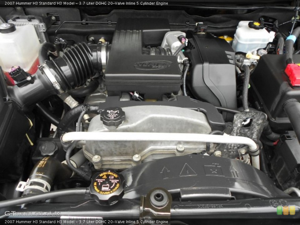 3.7 Liter DOHC 20-Valve Inline 5 Cylinder Engine for the 2007 Hummer H3 #67523468