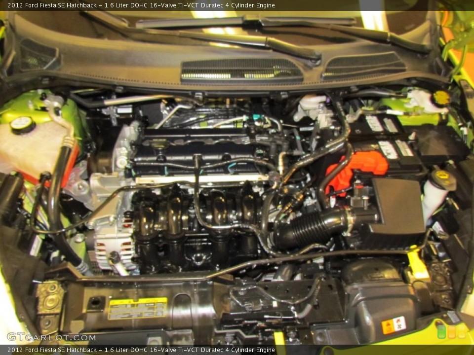 1.6 Liter DOHC 16-Valve Ti-VCT Duratec 4 Cylinder Engine for the 2012 Ford Fiesta #67544040