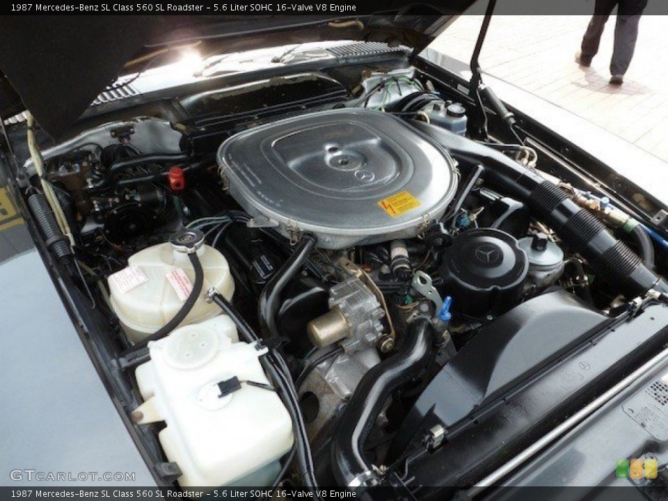 5.6 Liter SOHC 16-Valve V8 Engine for the 1987 Mercedes-Benz SL Class #67551531