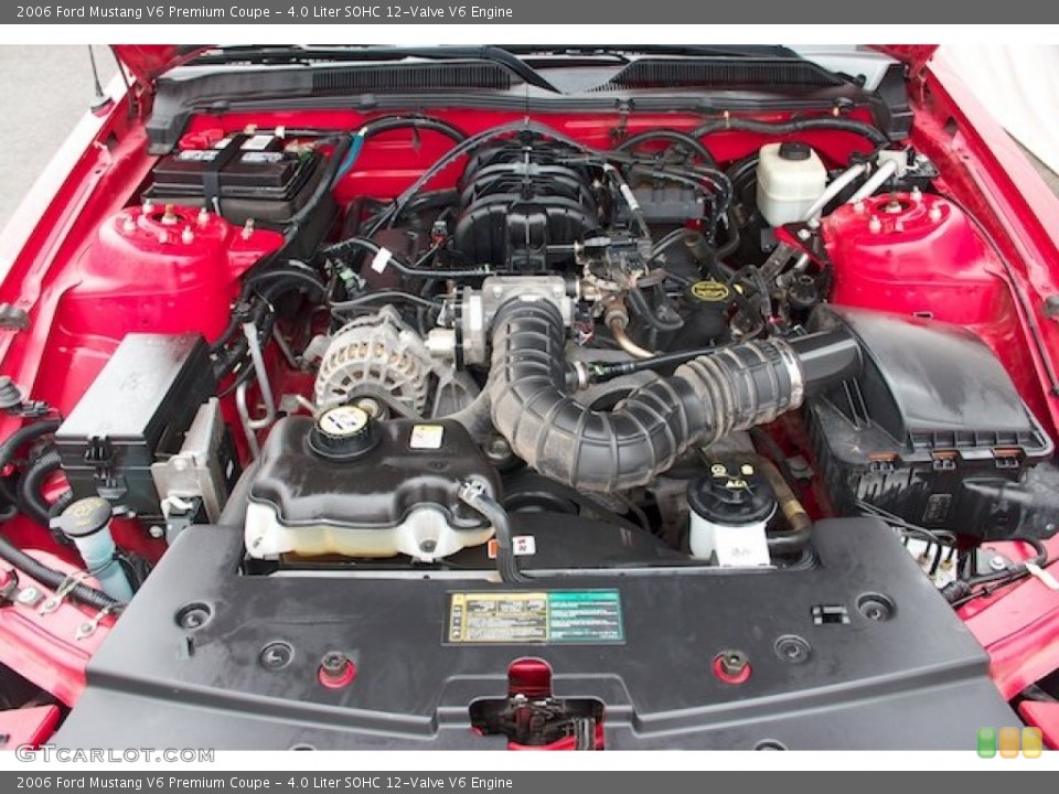 4.0 Liter SOHC 12-Valve V6 Engine for the 2006 Ford Mustang #67554408