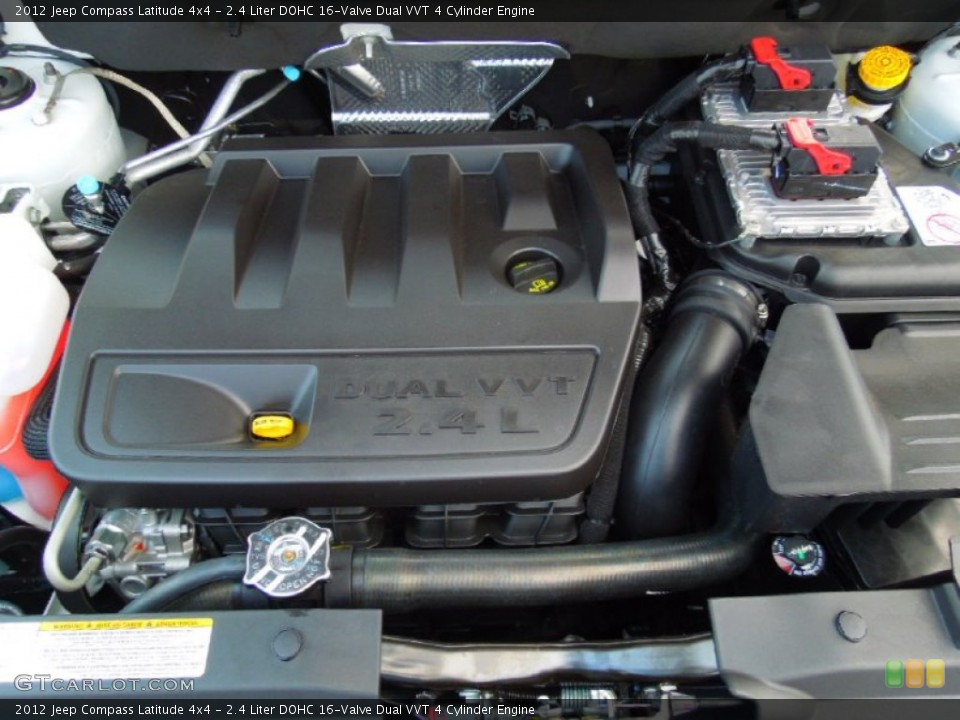 2.4 Liter DOHC 16-Valve Dual VVT 4 Cylinder 2012 Jeep Compass Engine