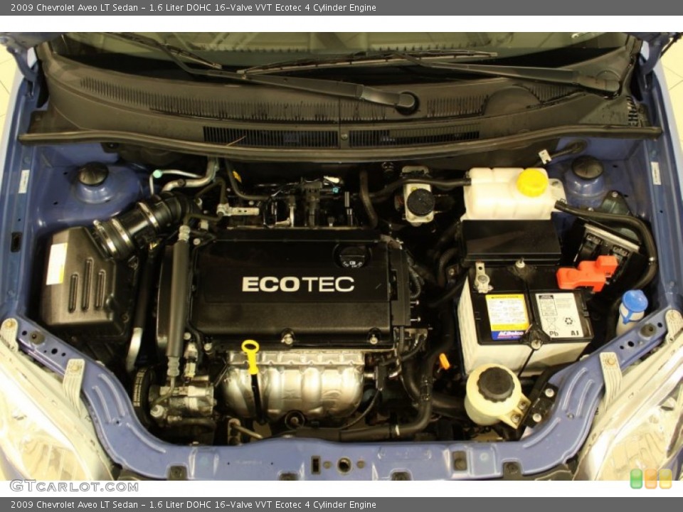 1.6 Liter DOHC 16-Valve VVT Ecotec 4 Cylinder Engine for the 2009 Chevrolet Aveo #67562250