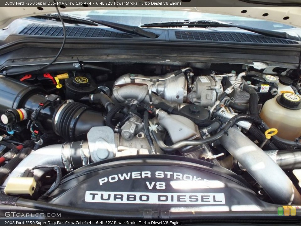 6.4L 32V Power Stroke Turbo Diesel V8 Engine for the 2008 Ford F250 Super Duty #67567482