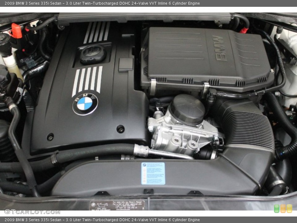 3.0 Liter Twin-Turbocharged DOHC 24-Valve VVT Inline 6 Cylinder Engine for the 2009 BMW 3 Series #67600920