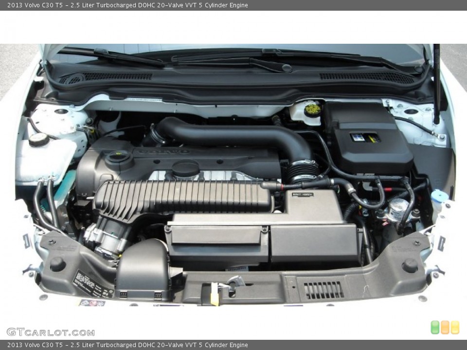 2.5 Liter Turbocharged DOHC 20-Valve VVT 5 Cylinder Engine for the 2013 Volvo C30 #67618071