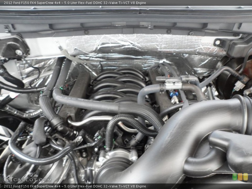 5.0 Liter Flex-Fuel DOHC 32-Valve Ti-VCT V8 Engine for the 2012 Ford F150 #67620336