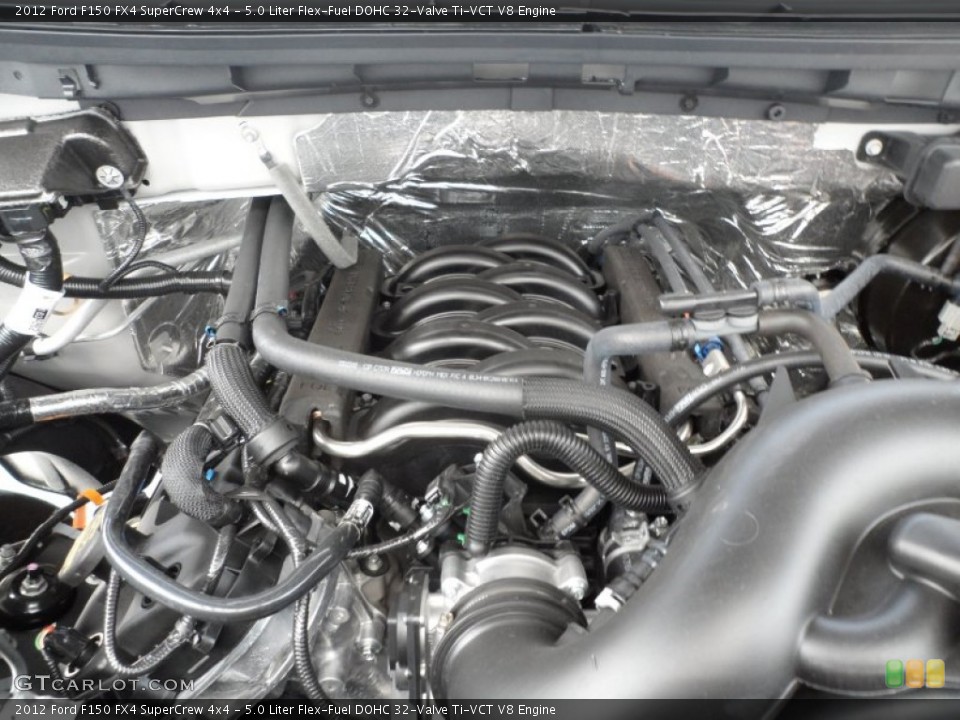 5.0 Liter Flex-Fuel DOHC 32-Valve Ti-VCT V8 Engine for the 2012 Ford F150 #67621947