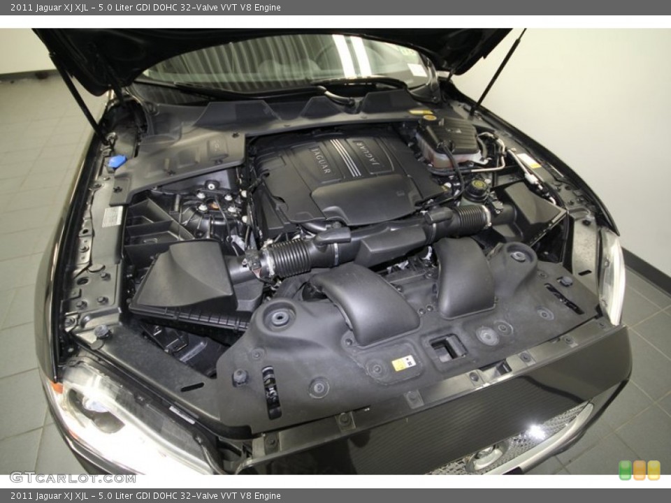 5.0 Liter GDI DOHC 32-Valve VVT V8 Engine for the 2011 Jaguar XJ #67643535