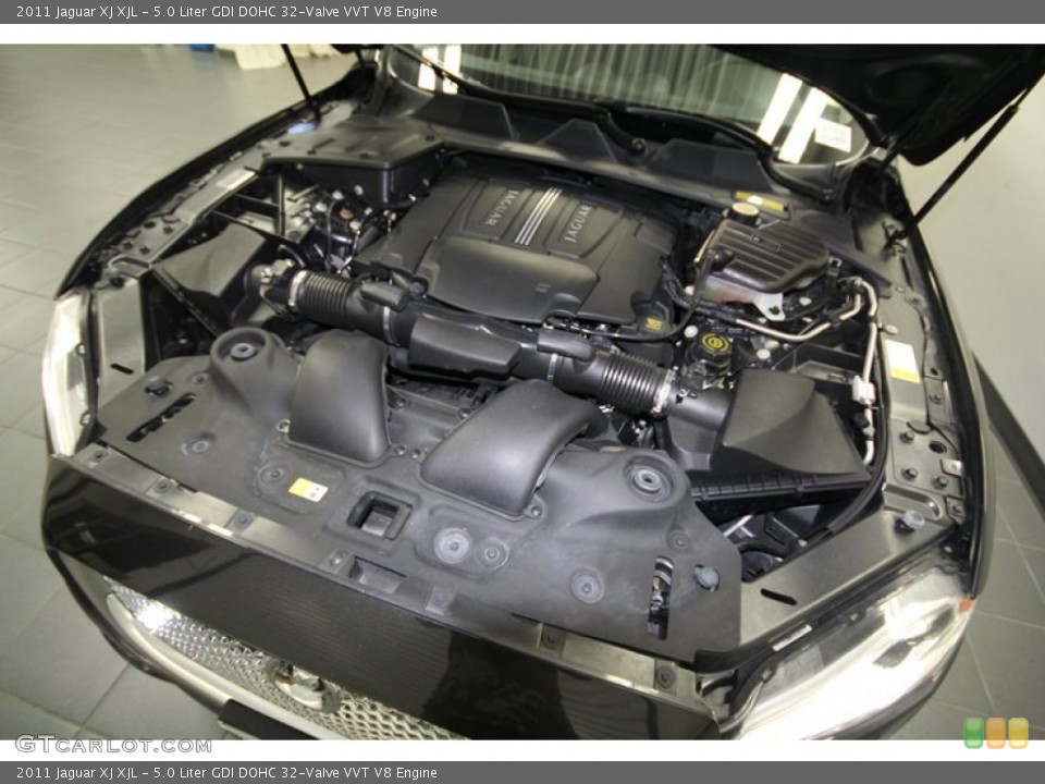 5.0 Liter GDI DOHC 32-Valve VVT V8 Engine for the 2011 Jaguar XJ #67643538