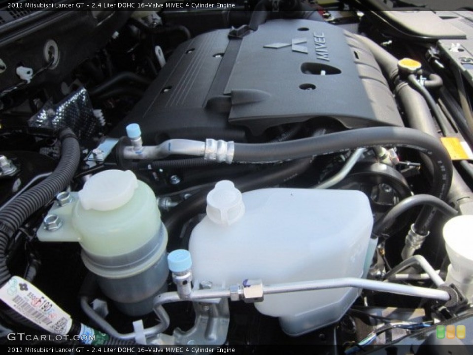 2.4 Liter DOHC 16-Valve MIVEC 4 Cylinder Engine for the 2012 Mitsubishi Lancer #67648807