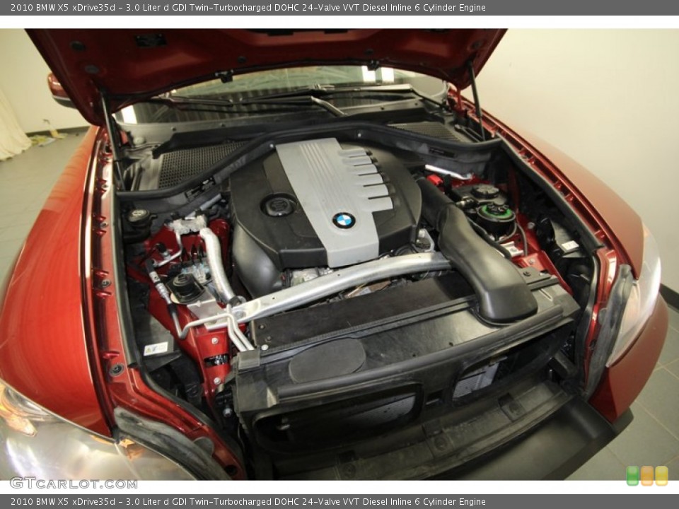 3.0 Liter d GDI Twin-Turbocharged DOHC 24-Valve VVT Diesel Inline 6 Cylinder Engine for the 2010 BMW X5 #67654810
