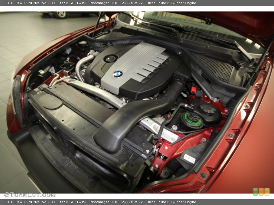 3.0 Liter d GDI Twin-Turbocharged DOHC 24-Valve VVT Diesel Inline 6 Cylinder Engine for the 2010 BMW X5 #67654819