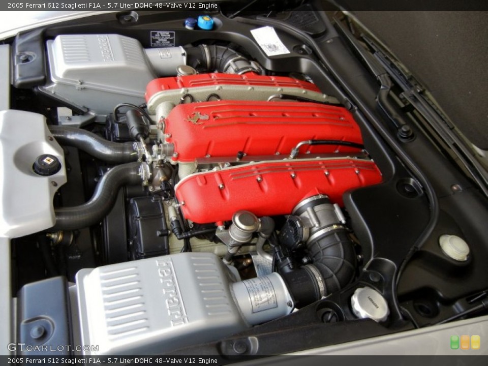 5.7 Liter DOHC 48-Valve V12 Engine for the 2005 Ferrari 612 Scaglietti #67662064