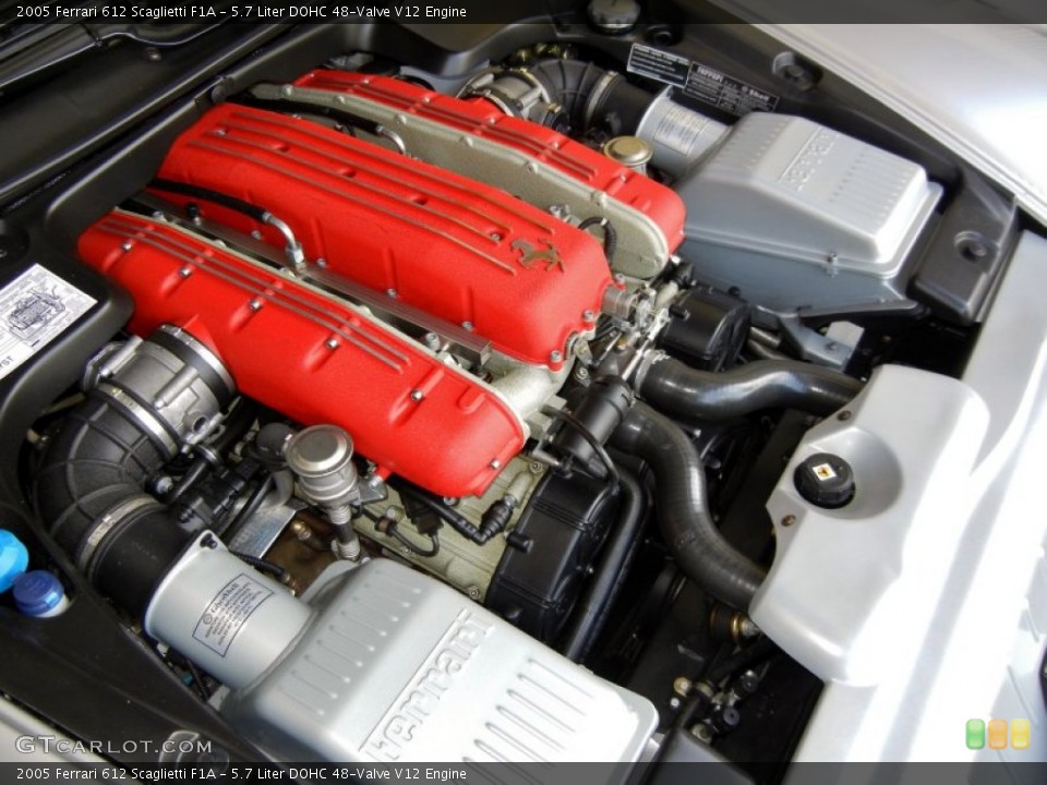 5.7 Liter DOHC 48-Valve V12 Engine for the 2005 Ferrari 612 Scaglietti #67662094