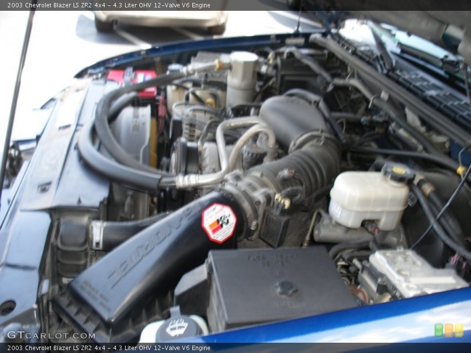 4.3 Liter OHV 12-Valve V6 Engine for the 2003 Chevrolet Blazer #67662097