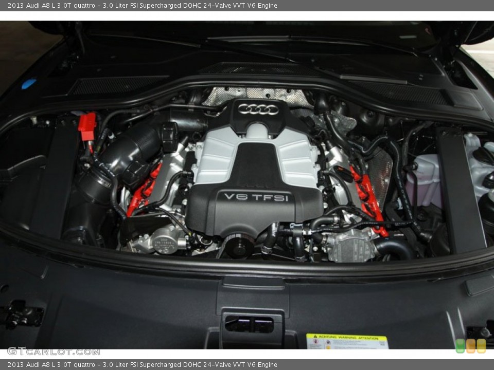 3.0 Liter FSI Supercharged DOHC 24-Valve VVT V6 Engine for the 2013 Audi A8 #67662754