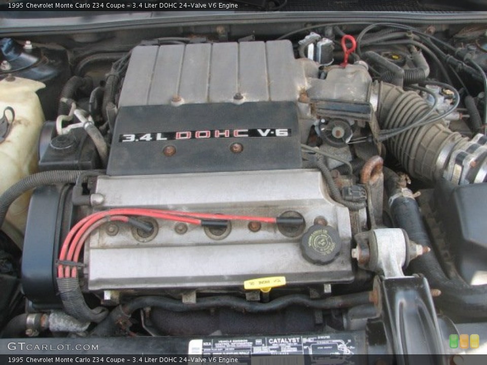 3.4 Liter DOHC 24-Valve V6 Engine for the 1995 Chevrolet Monte Carlo #67678075