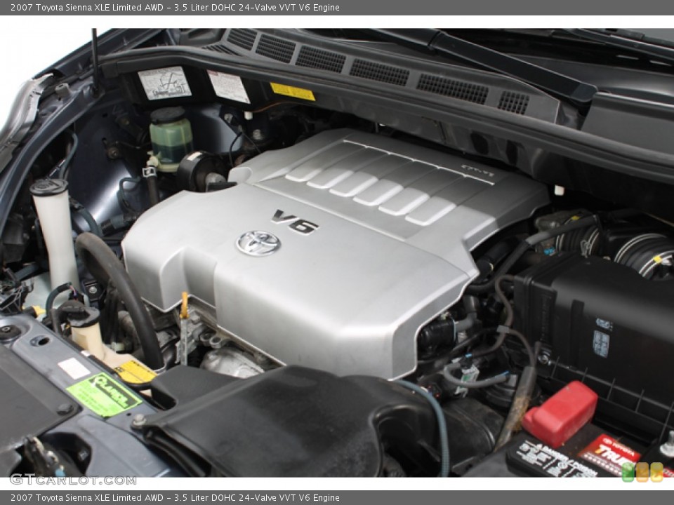 3.5 Liter DOHC 24-Valve VVT V6 Engine for the 2007 Toyota Sienna #67678942