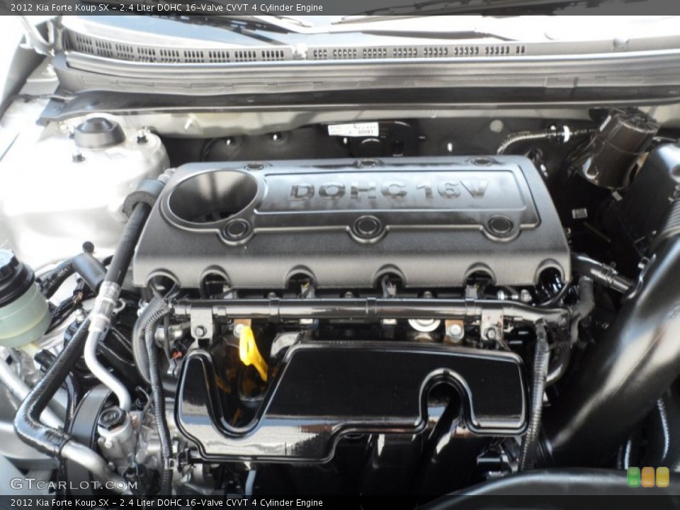 2.4 Liter DOHC 16-Valve CVVT 4 Cylinder 2012 Kia Forte Koup Engine