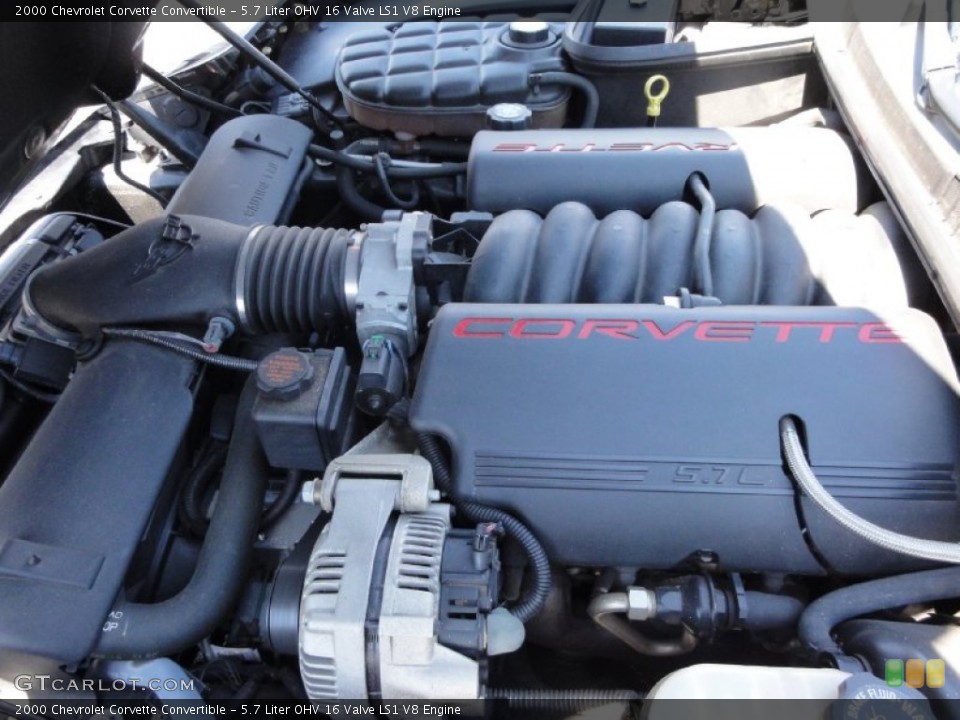 5.7 Liter OHV 16 Valve LS1 V8 Engine for the 2000 Chevrolet Corvette #67686430