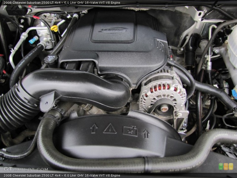 6.0 Liter OHV 16-Valve VVT V8 Engine for the 2008 Chevrolet Suburban #67709512