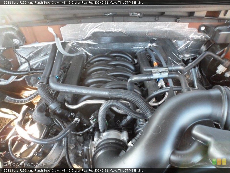 5.0 Liter Flex-Fuel DOHC 32-Valve Ti-VCT V8 Engine for the 2012 Ford F150 #67720733