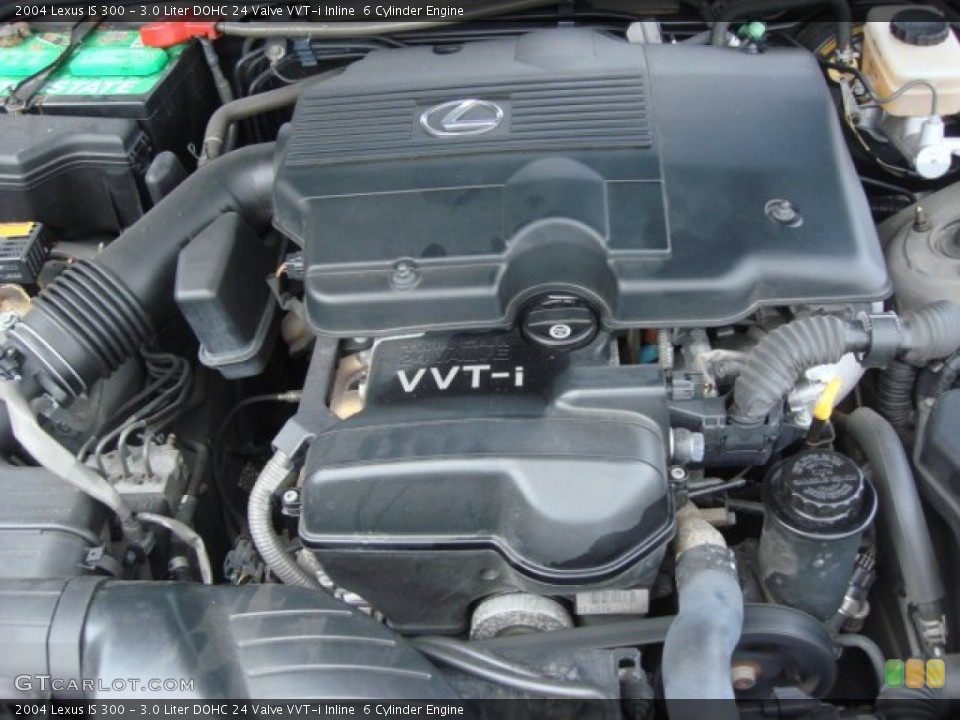 3.0 Liter DOHC 24 Valve VVT-i Inline  6 Cylinder Engine for the 2004 Lexus IS #67731035