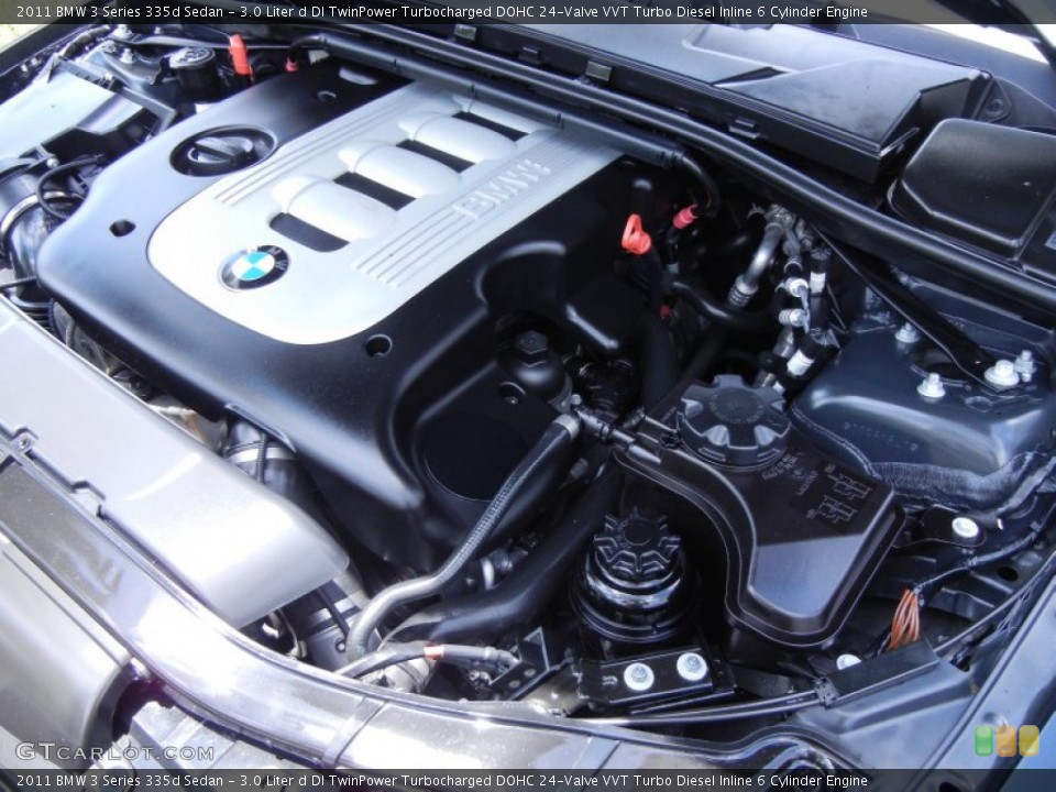 3.0 Liter d DI TwinPower Turbocharged DOHC 24-Valve VVT Turbo Diesel Inline 6 Cylinder Engine for the 2011 BMW 3 Series #67734041