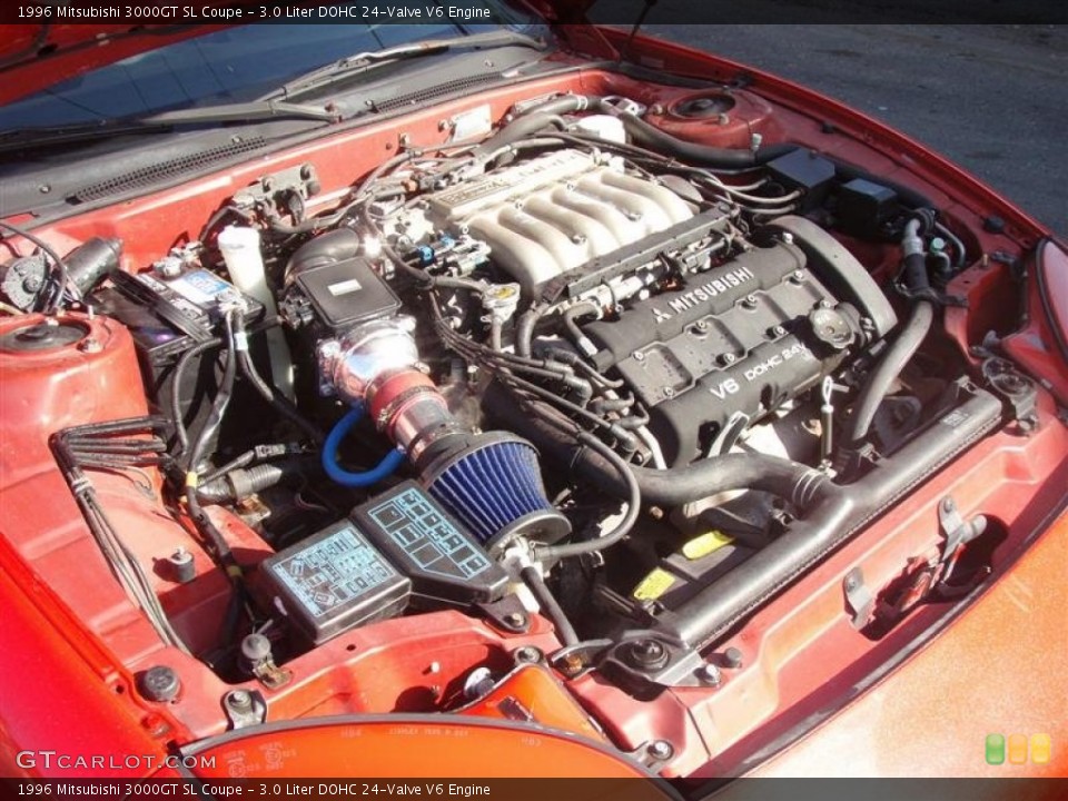 3.0 Liter DOHC 24-Valve V6 Engine for the 1996 Mitsubishi 3000GT #67741692