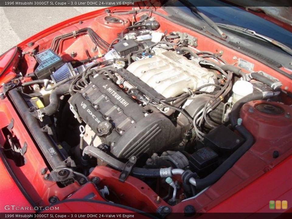 3.0 Liter DOHC 24-Valve V6 Engine for the 1996 Mitsubishi 3000GT #67741695
