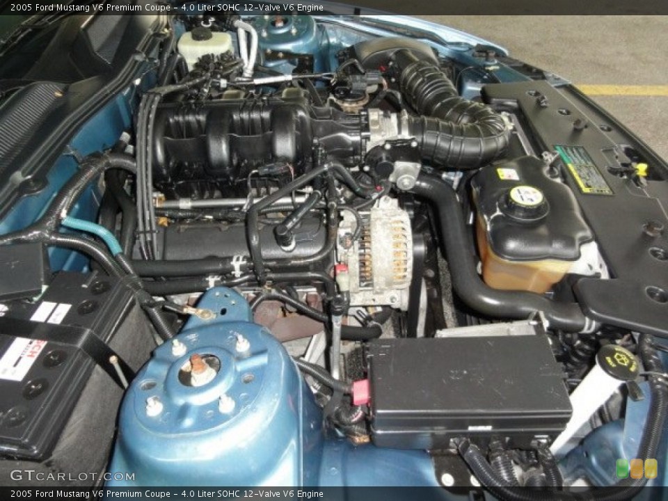 4.0 Liter SOHC 12-Valve V6 Engine for the 2005 Ford Mustang #67747291