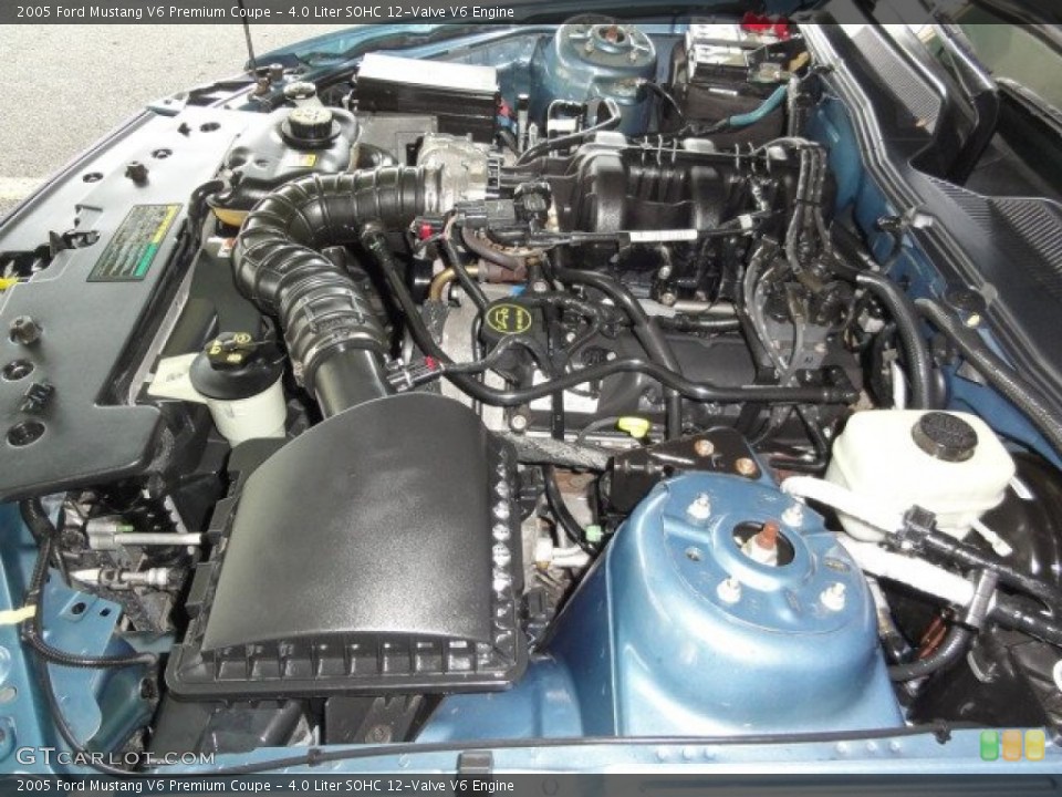 4.0 Liter SOHC 12-Valve V6 Engine for the 2005 Ford Mustang #67747298