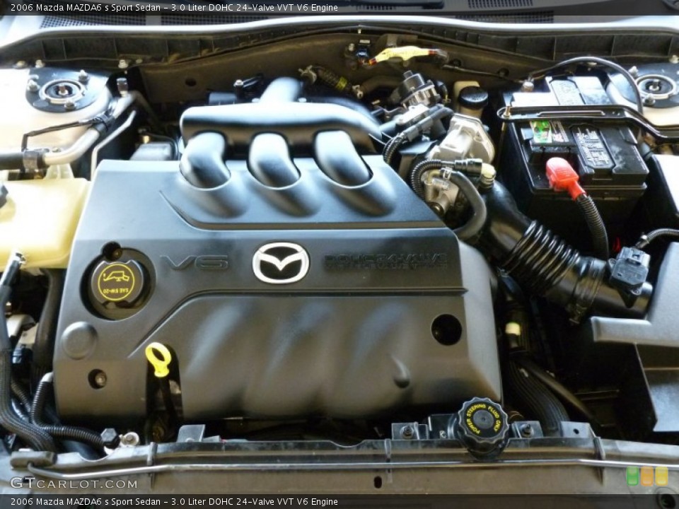 3.0 Liter DOHC 24Valve VVT V6 Engine for the 2006 Mazda