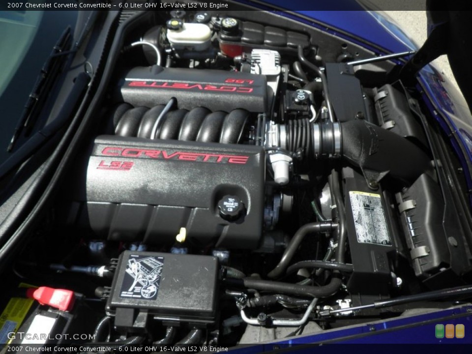 6.0 Liter OHV 16-Valve LS2 V8 Engine for the 2007 Chevrolet Corvette #67751087