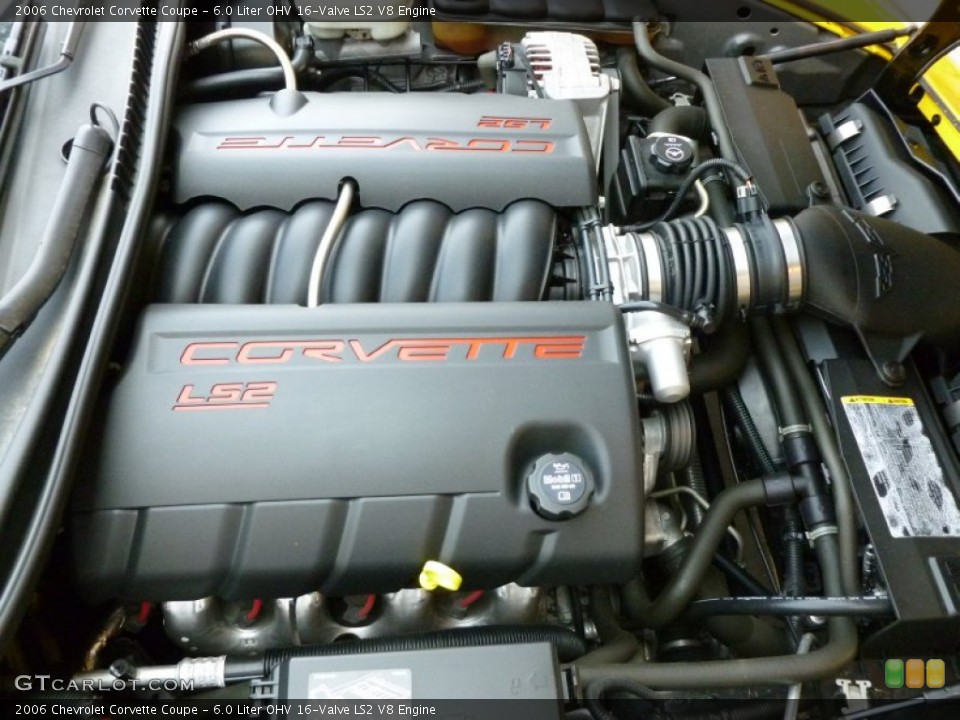 6.0 Liter OHV 16-Valve LS2 V8 Engine for the 2006 Chevrolet Corvette #67752749