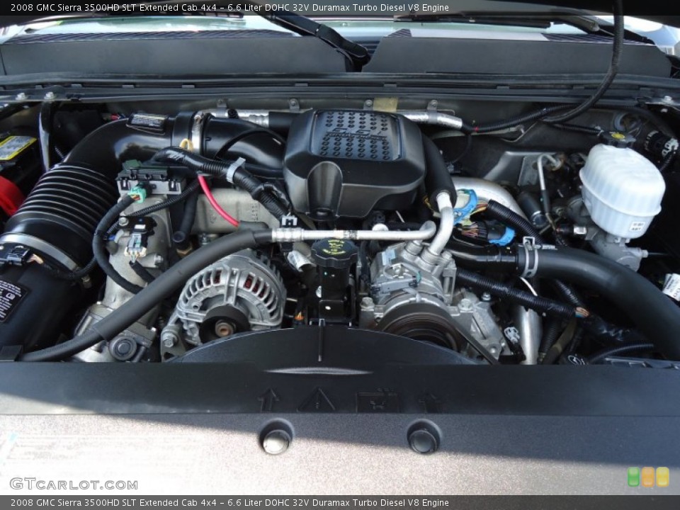 6.6 Liter DOHC 32V Duramax Turbo Diesel V8 Engine for the 2008 GMC Sierra 3500HD #67757069