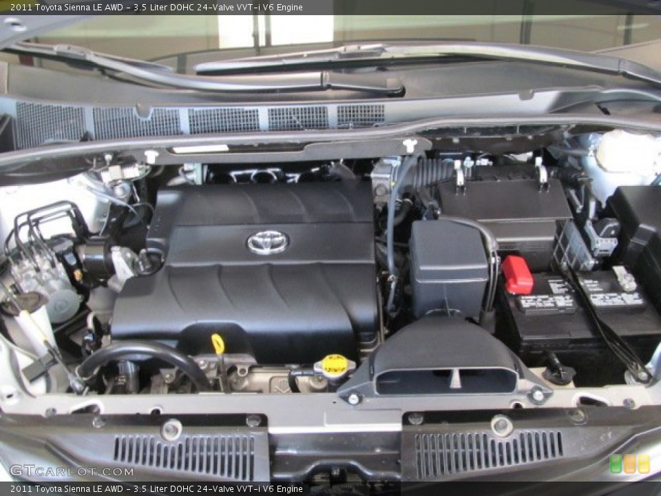 3.5 Liter DOHC 24-Valve VVT-i V6 Engine for the 2011 Toyota Sienna #67758543