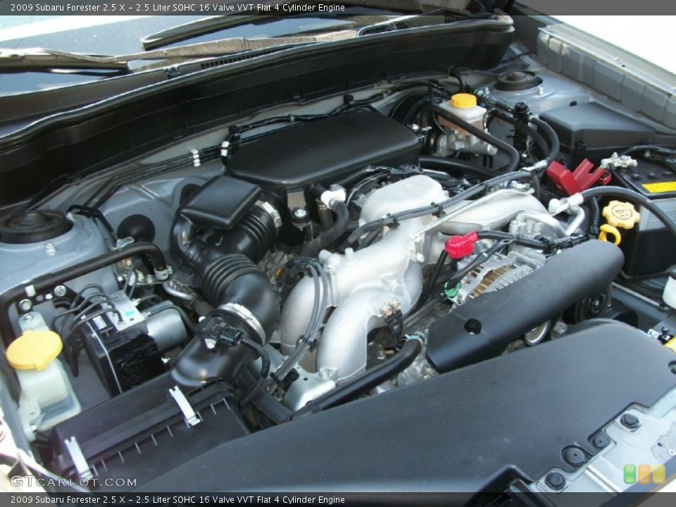 2.5 Liter SOHC 16 Valve VVT Flat 4 Cylinder Engine for the 2009 Subaru Forester #67784530