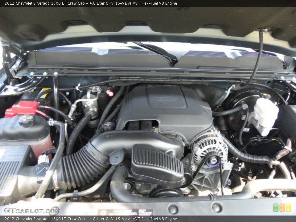 4.8 Liter OHV 16-Valve VVT Flex-Fuel V8 Engine for the 2012 Chevrolet Silverado 1500 #67791087