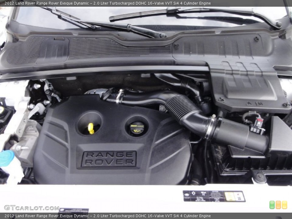2.0 Liter Turbocharged DOHC 16-Valve VVT Si4 4 Cylinder Engine for the 2012 Land Rover Range Rover Evoque #67810152